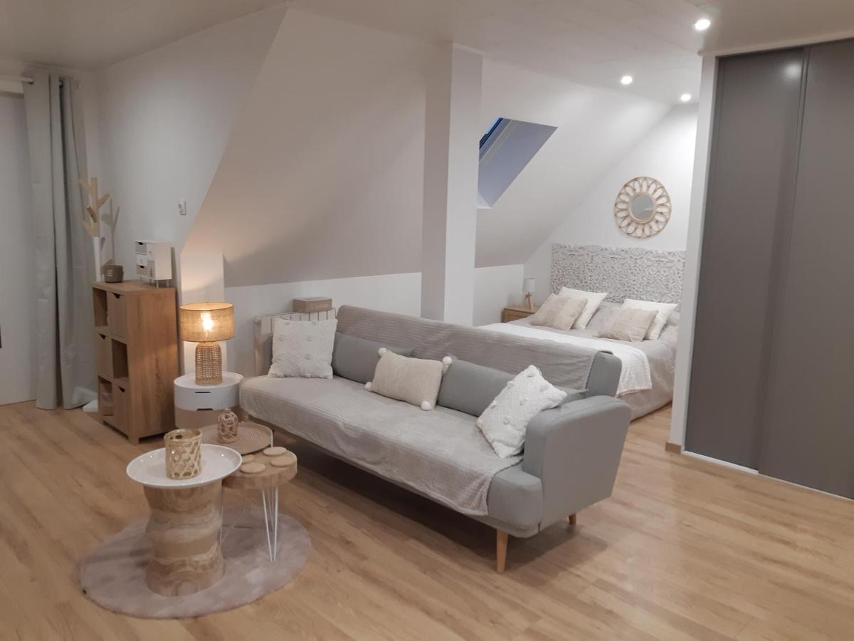 Studio Cosy Spacieux Lumineux Avec Terrasse Vezelois Exterior photo